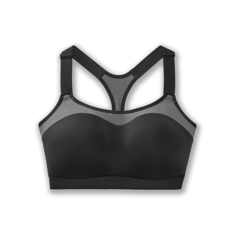 Brooks Dare Racerback Womens Running Bra - Asphalt/DarkGey - Indonesia (TKMX-21560)